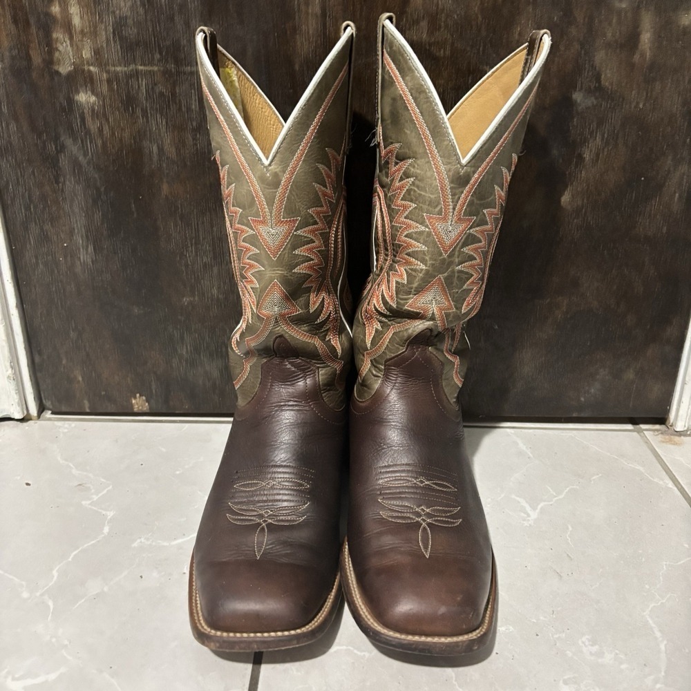 Horse Power Mens Gunny Jimmy 9.5D Western Book HP1890